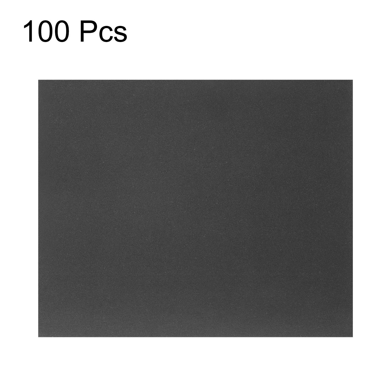 QUARKZMAN 100pcs Papier De Verre Grain 1200 9 x 11 Pouces Dos C En Carbure De Silicium Abrasif Feuilles De Ponçage Humide Sec Pour Finition Bois, Ponçage Métal, Polissage Automobile
