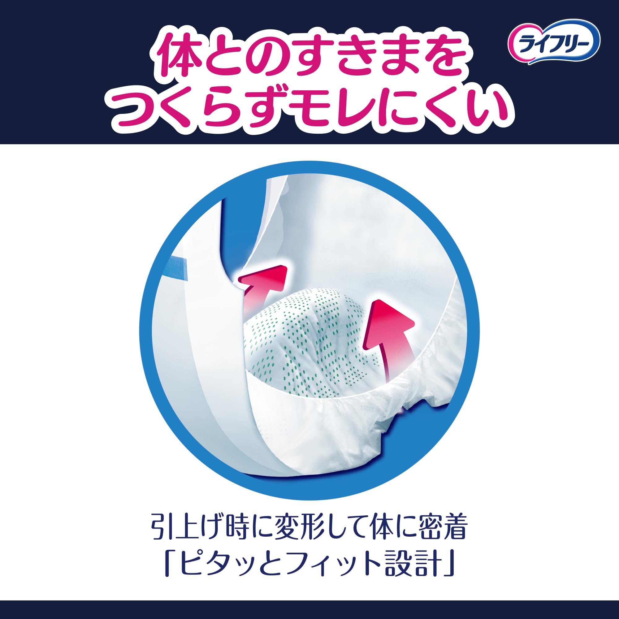 Amazon | ライフリー【紙パンツ用尿取りパッド】ズレずに安心紙パンツ
