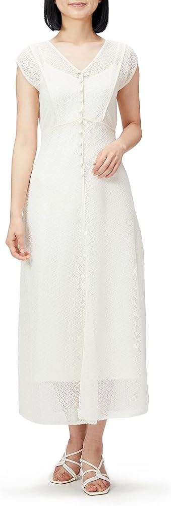 完売品　フレイアイディー　シアーレスニットワンピース　サイズF　ホワイト 完売品 フレイアイディー シアーレスニットワンピース サイズF