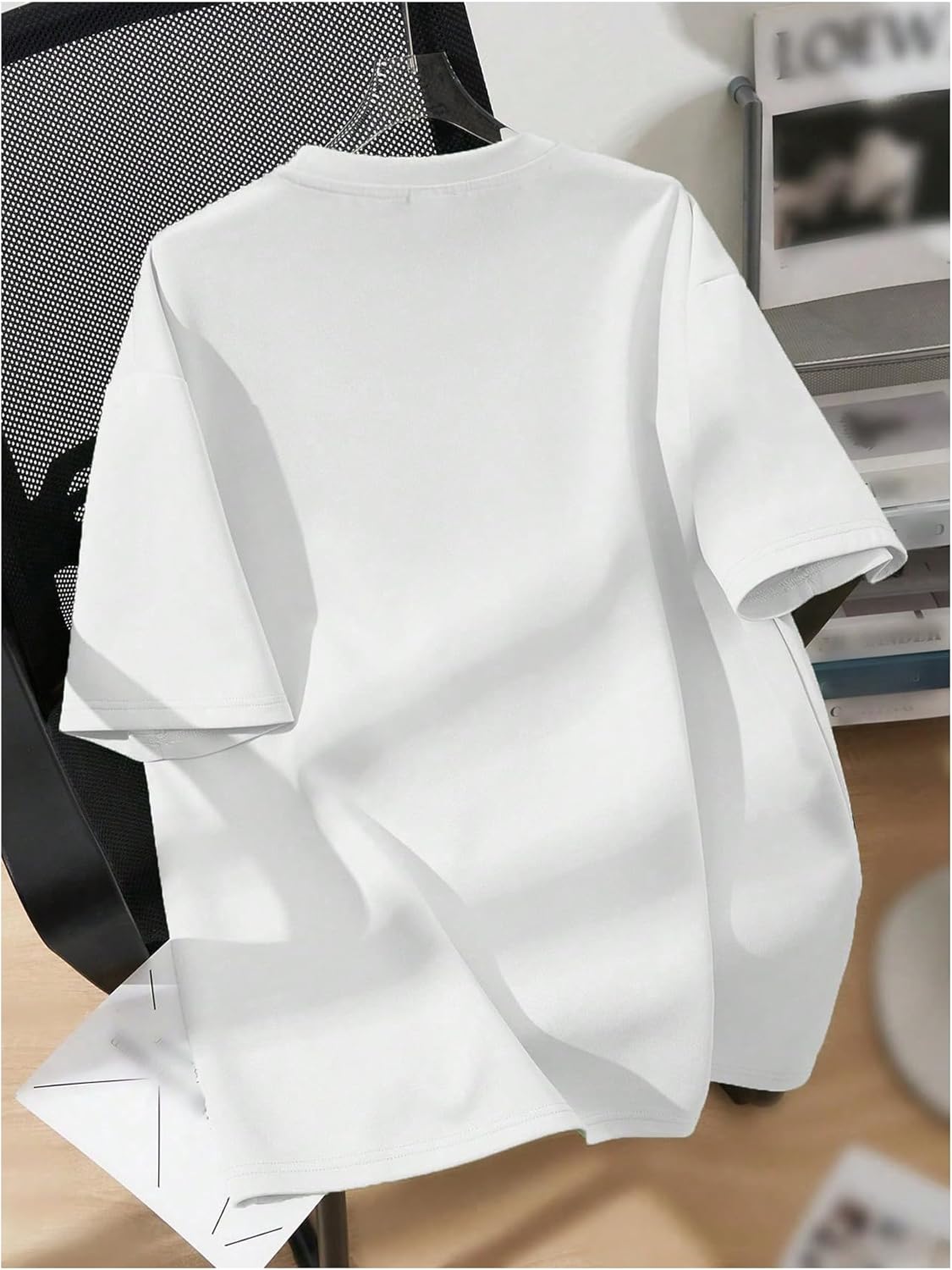 SOLY HUX Oversized T Shirts for Men Short Sleeve Y2K Baggy Tees Graphic Print Summer Shirt Tops - Image 2