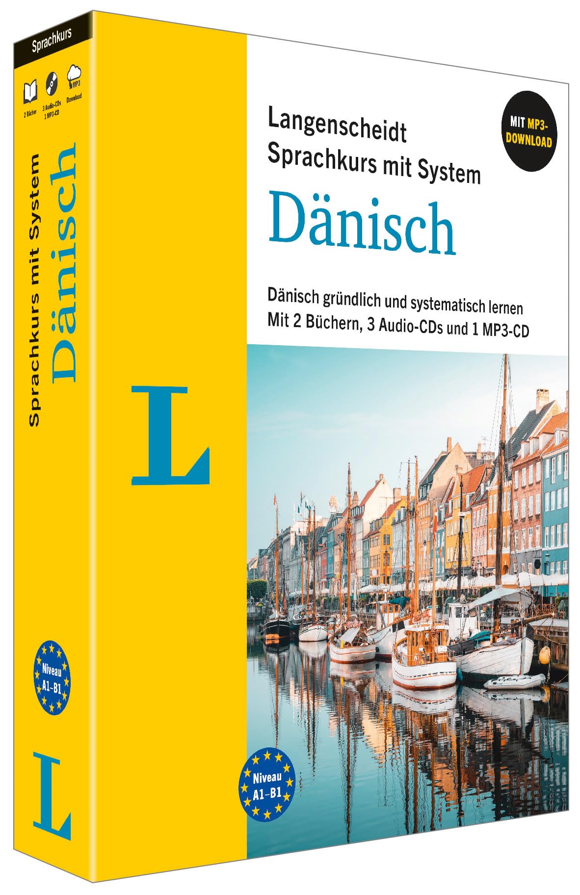 Langenscheidt Dänisch mit System: Dänisch gründlich und systematisch lernen. Mit 2 Büchern, 3 Audio-CDs, 1 MP3-CD und MP3-Download (Langenscheidt mit System)