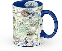Vista 26 de Xplorer Maps Taza de cerámica con mapa de la isla de San Juan (16 onzas) – Taza de café sin BPA para bebidas calientes y frías – perfecta