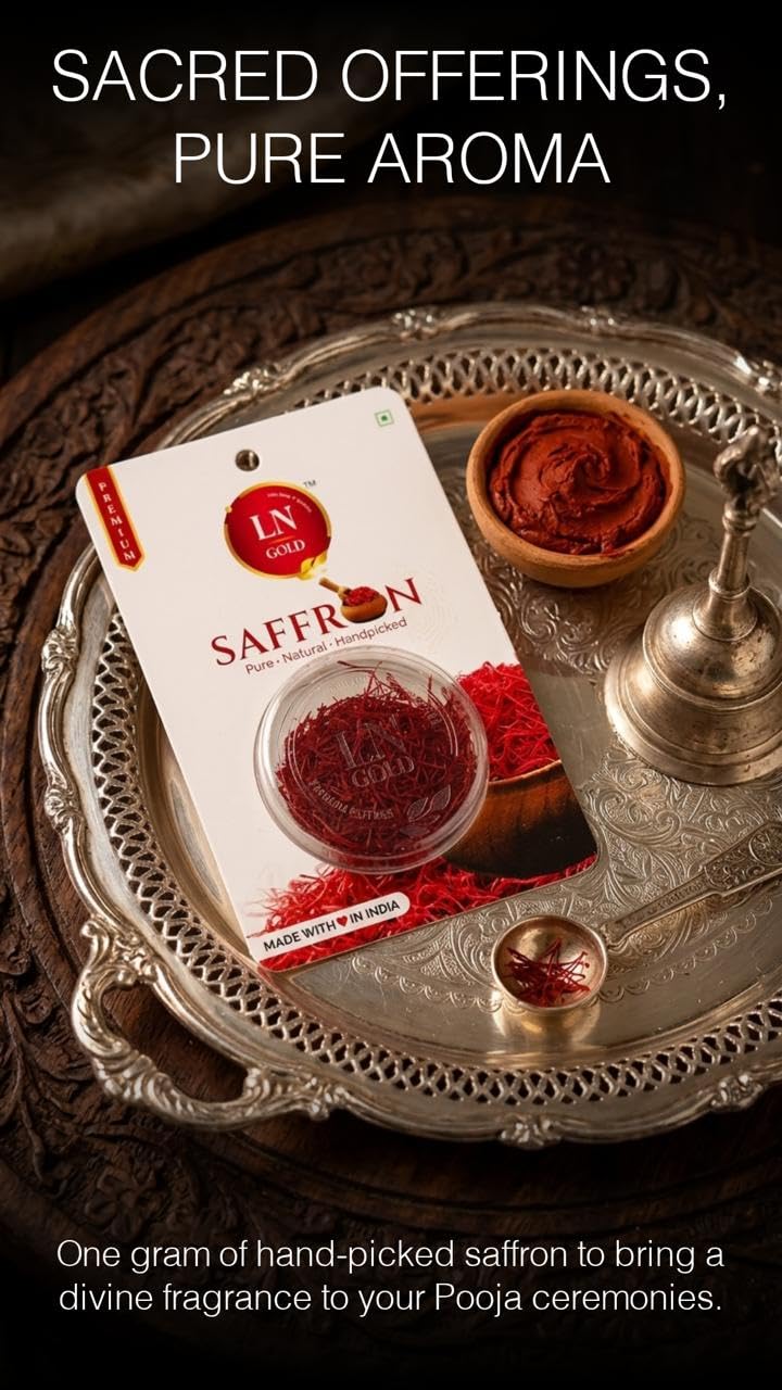 Amazon.com : LN Gold Saffron 5 Gram Safron/Kesar/Zafran - Premium