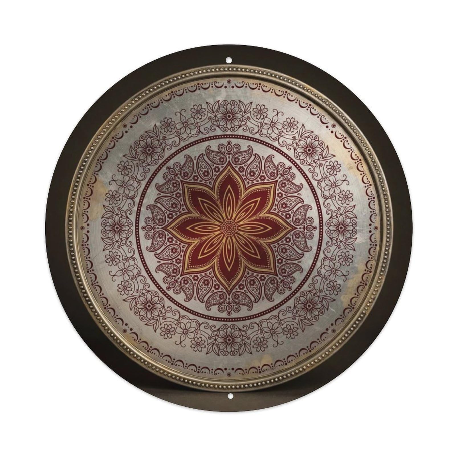 Round Classical Art Sign Metal Tin Sign Plaque