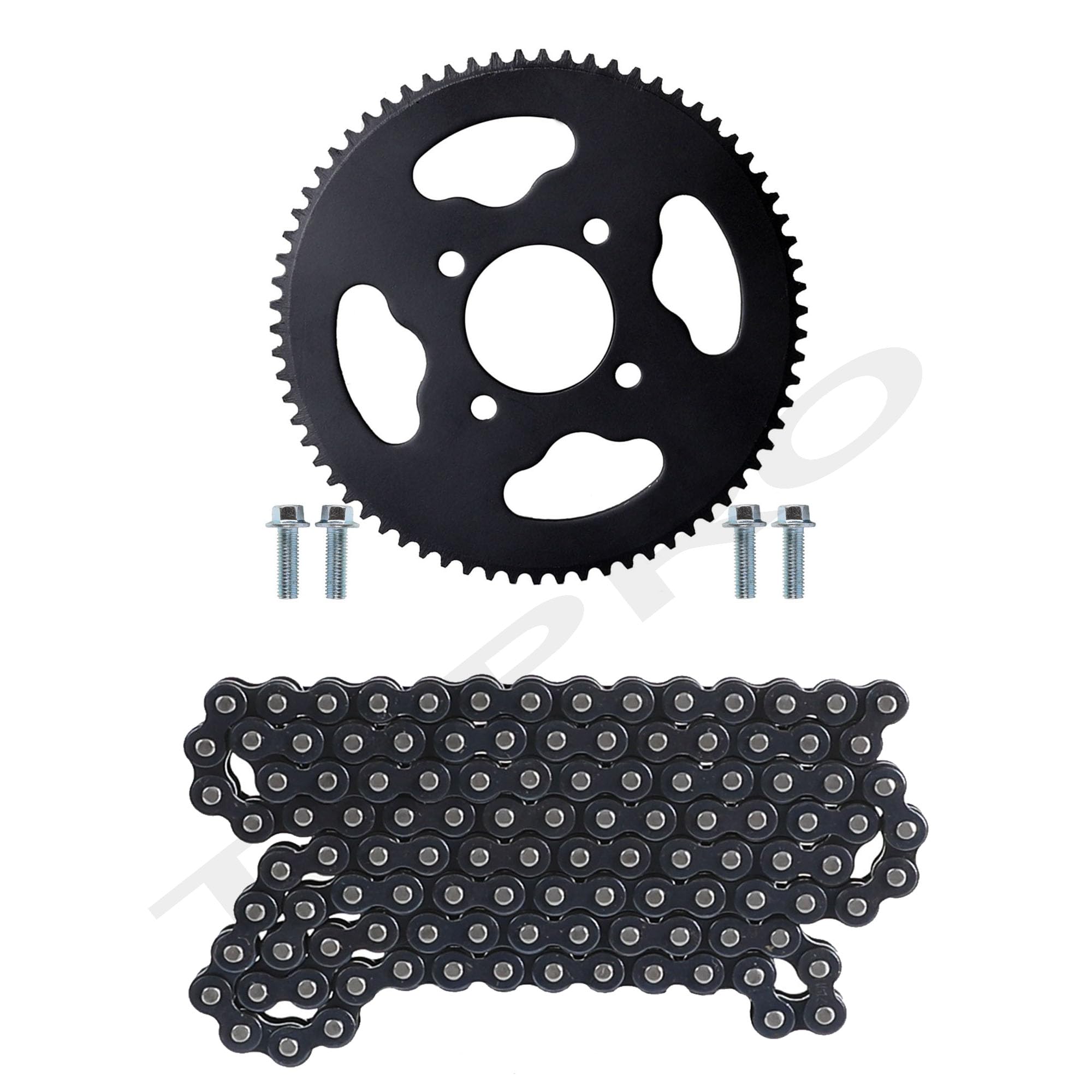219H 112 Links Drive Chain + 70T Rear Sprocket for Racing Go Kart Karting Drift Trike Scooter Mini Bike ATV Dirt Bike