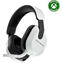 Stealth 600 Wireless Gaming Headset for Xbox, PS5, PC, Mobile | Xbox Series X|S, Xbox One, PlayStation, PS4, Multiplatform, Bluetooth, 50mm Drivers, 80-Hr Battery, Flip-to-Mute Mic, White