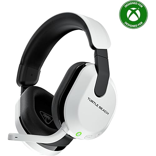 Turtle Beach Stealth 600 Wireless Gaming Headset for Xbox, PS5, PC, Mobile | Xbox Series X|S, Xbox One, PlayStation, PS4, Multiplatform, Bluetooth, 50mm Drivers, 80-Hr Battery, Flip-to-Mute Mic, White