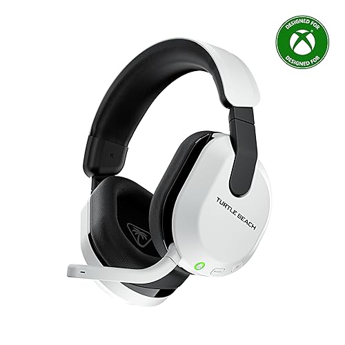 Turtle Beach Stealth 600 Wireless Multiplatform Amplified Gaming Headset for Xbox Series X|S, Xbox One, PC, PS5, PS4, & Mobile – Bluetooth, 80-Hr Battery, Noise-Cancelling Mic – White