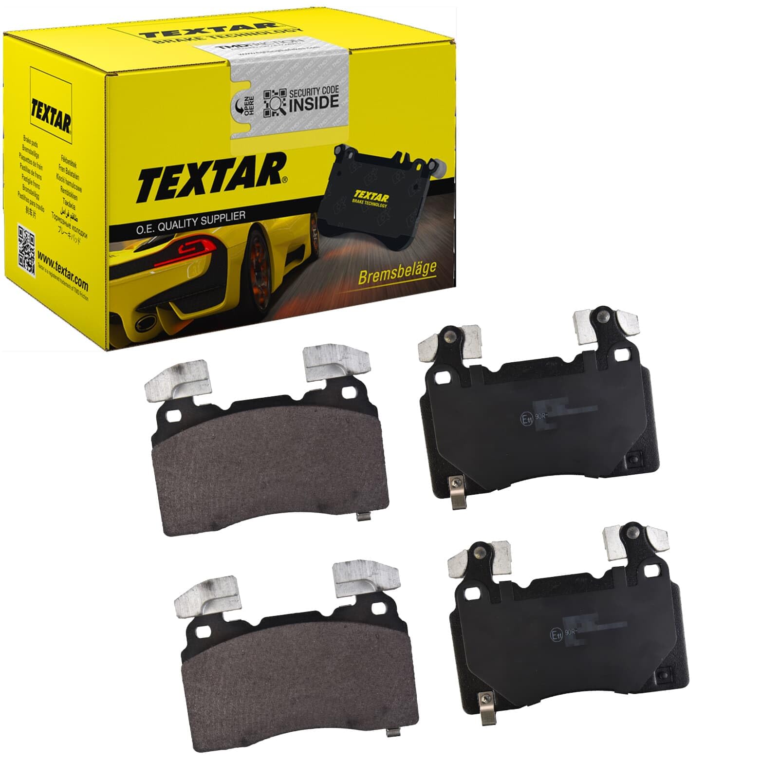 Textar 2591501 Zestaw klocków hamulcowych, hamulce tarczowe
