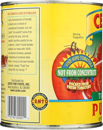 Cento Tomato Puree 12x 28OZ
