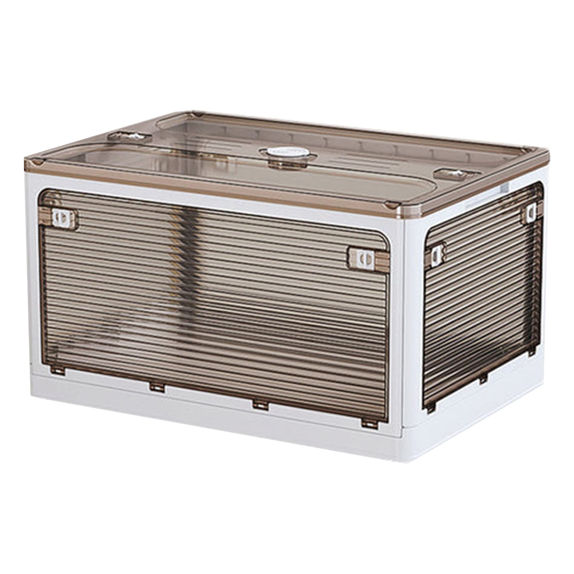 JOYBOS, Caja de almacenamiento plegable 116 l, multifuncional color blanco