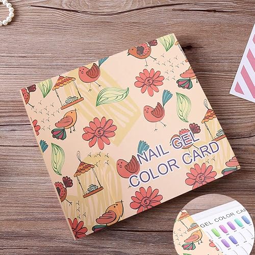 Miniatura 4 de Noverlife - Libro de muestra de 120 colores de uñas con 120 puntas de uñas postizas, expositor de esmalte en gel para uñas, muestras de arte de uñas