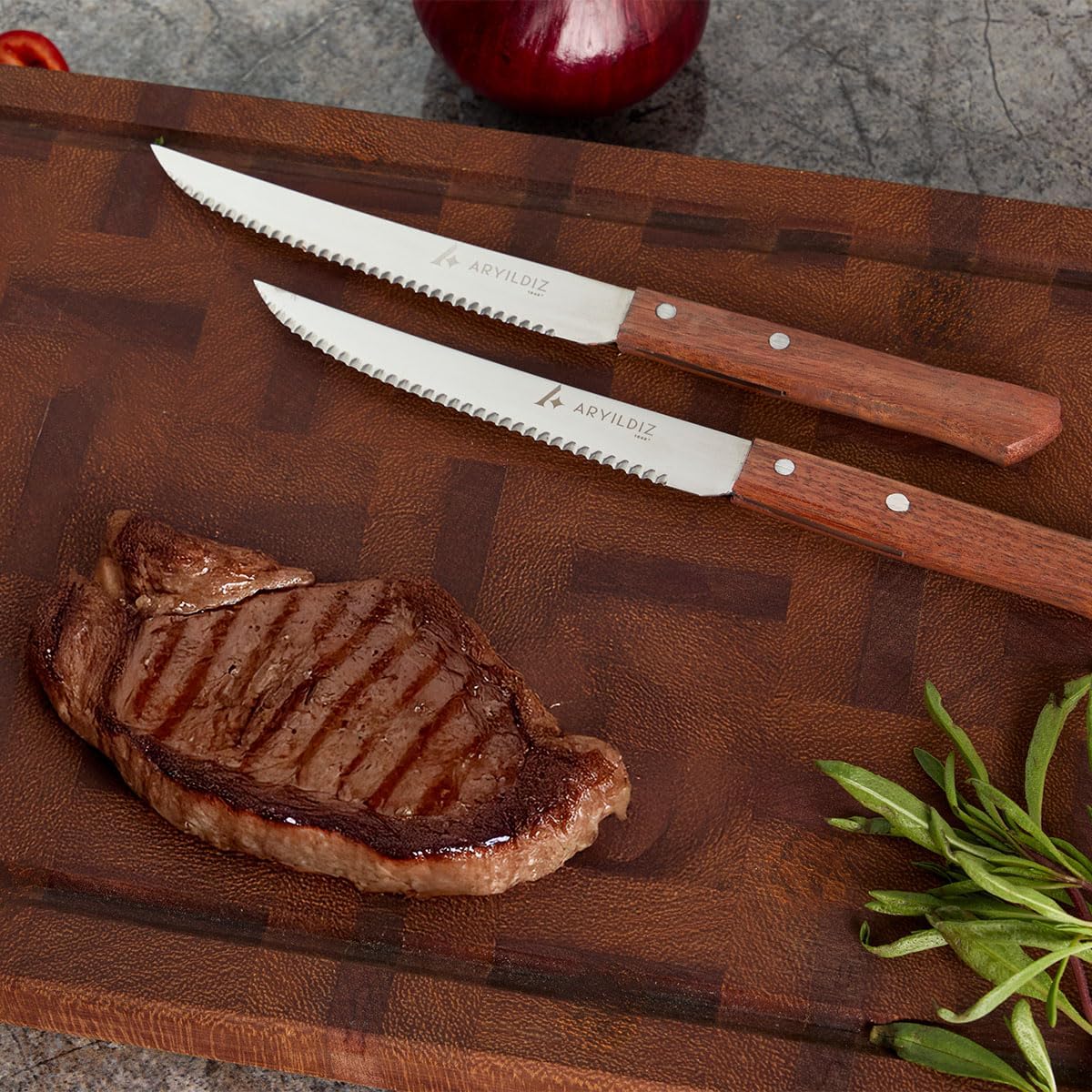 Aryıldız Brezil 2 Parça Steak Bıçak 11 cm