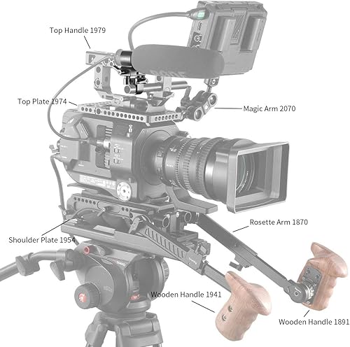 Miniatura 6 de SmallRig Soporte universal para micrófono de escopeta de 0.748-0.984 in de diámetro con gel de sílice elástico, a prueba de golpes y absorción de