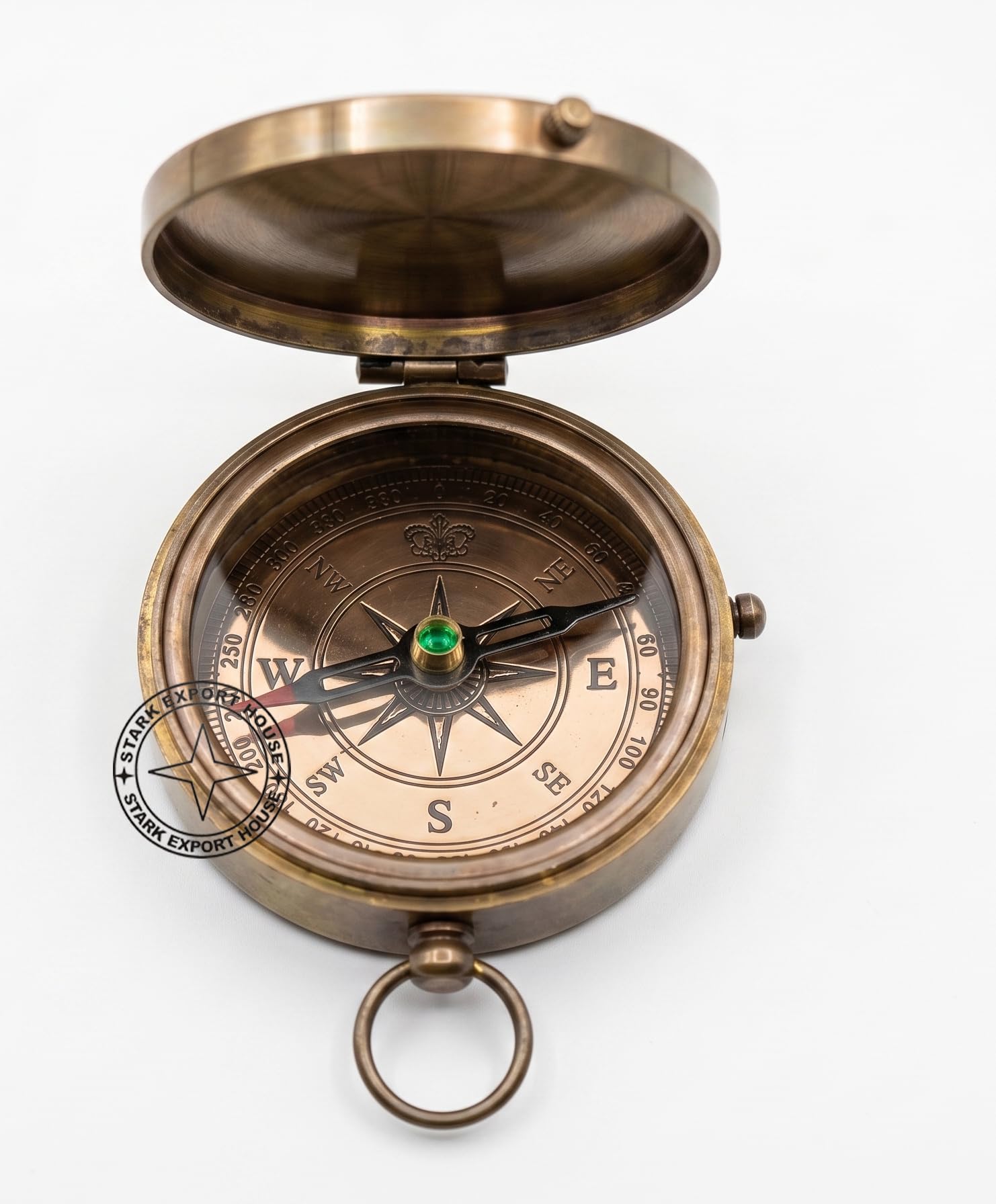 Brass Antique 2 Inch Sundial Compass Notckel Outdoor (VDDGG)-image-15