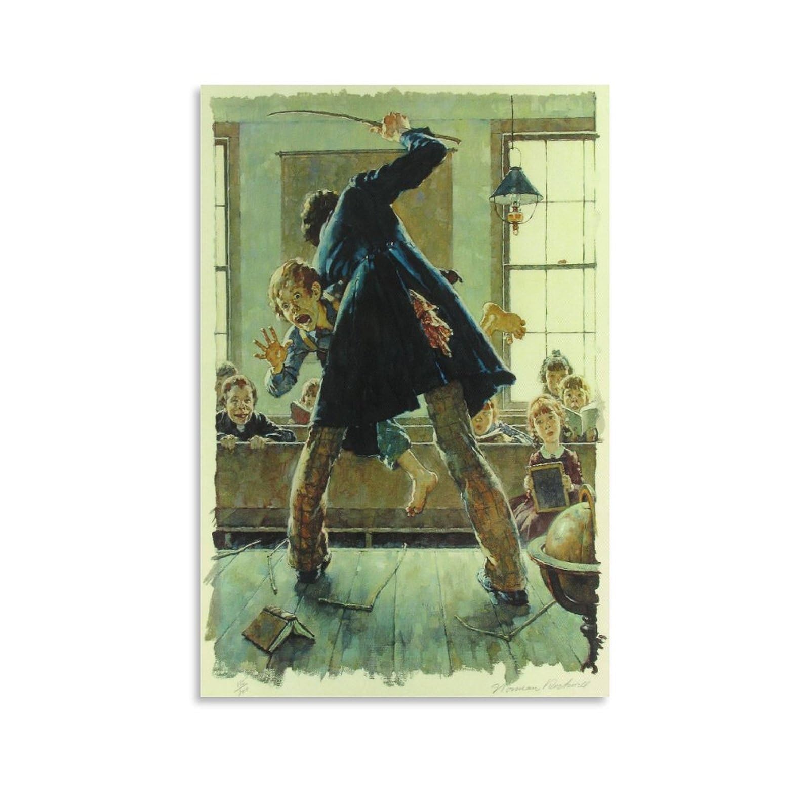 Amazon.co.jp: Norman Rockwell ノーマン・ロックウェル 絵画 ポスター