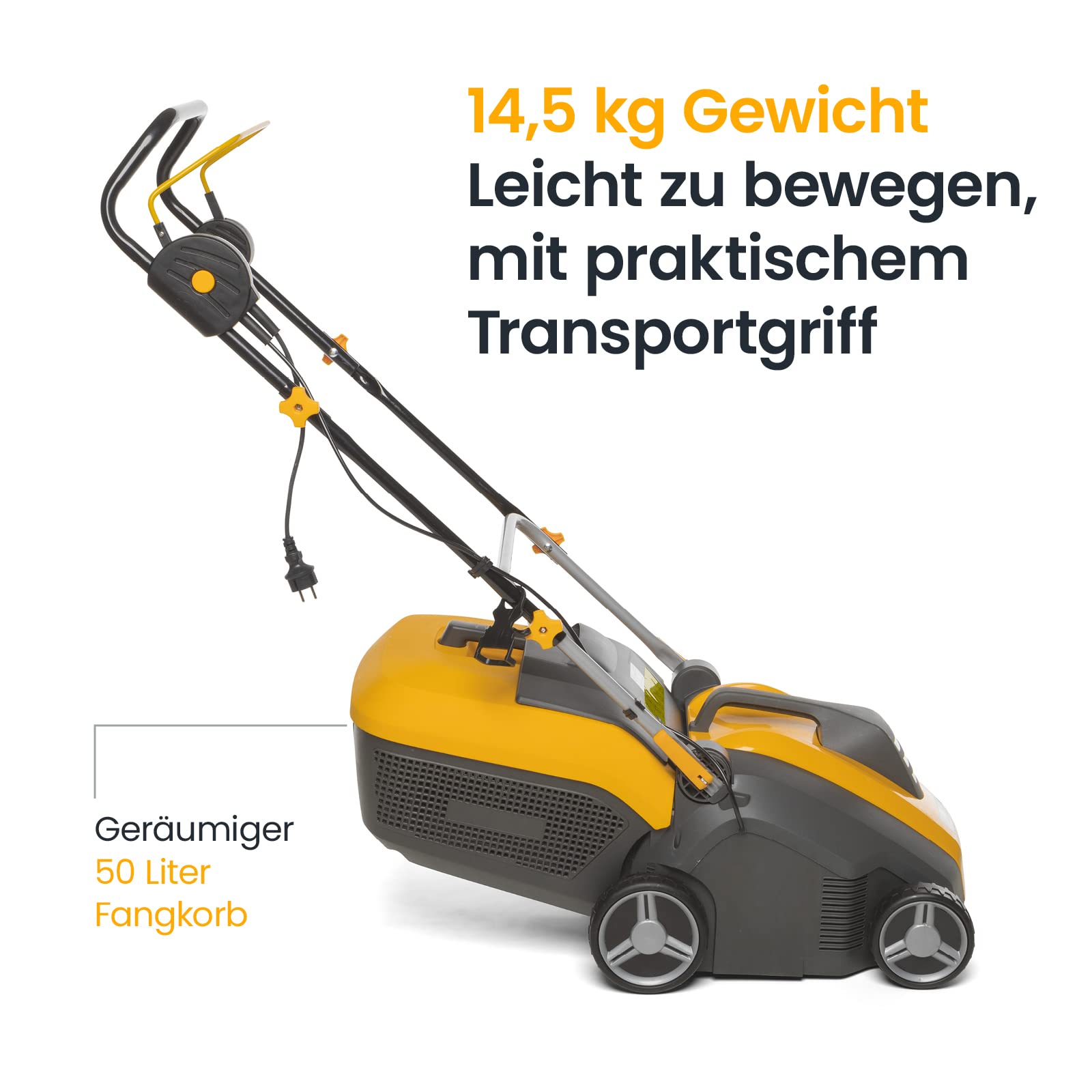 Stiga SV 415/E-Cortacésped aireador de césped eléctrica arranque eléctrico 1500 W, corte 38 cm