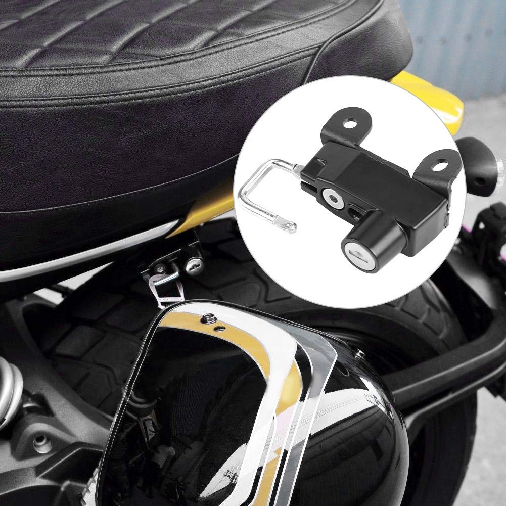 Lucchetto Scrambler - Lucchetto Per Casco Moto Manubrio Longzhou Lucchetto Universale Per Casco Blocco Del Casco Motociclistico Con 2 Chiavi Per I Modelli Scrambler 400 Sixty 2