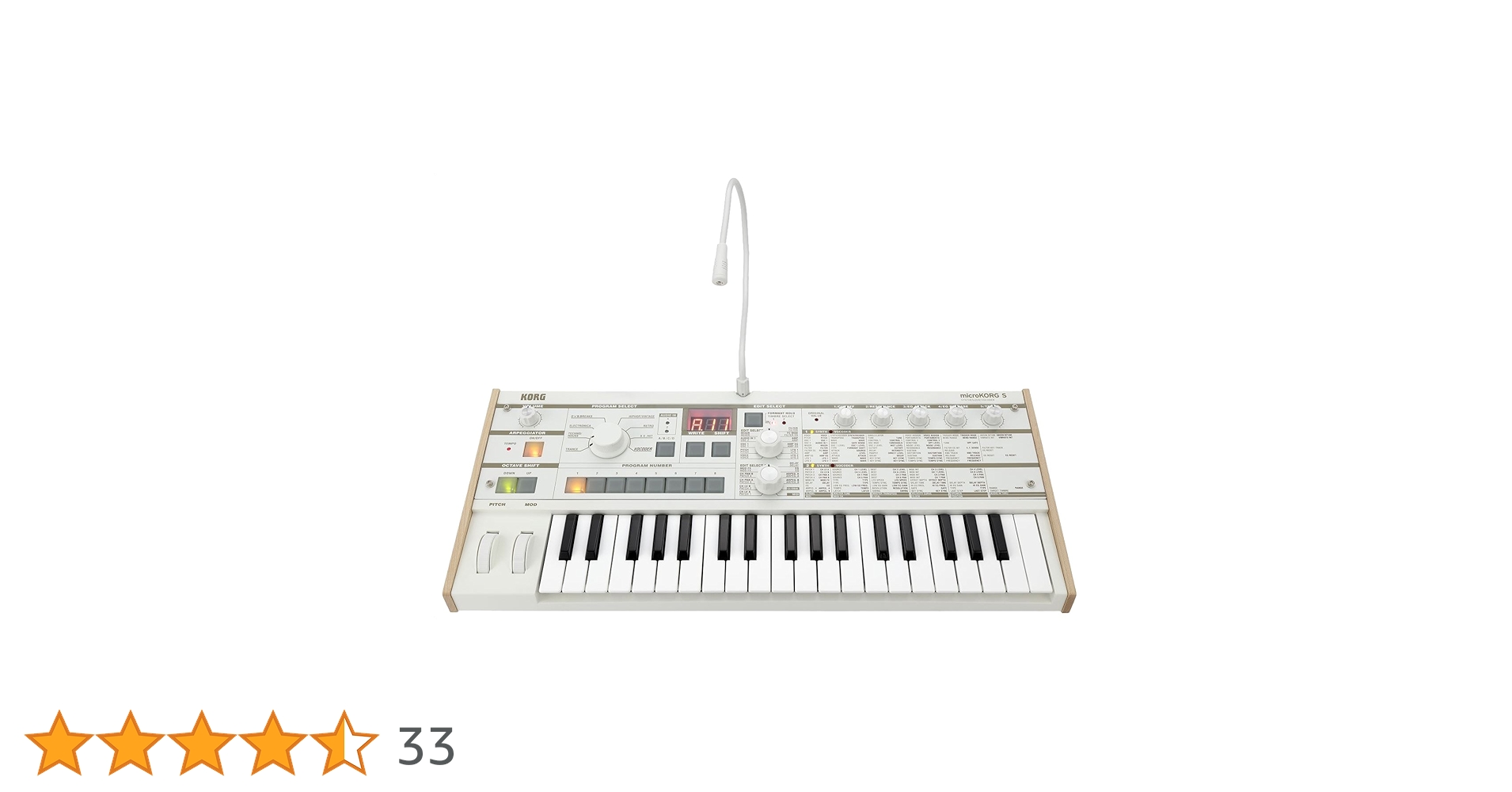 KORG microKORG S シンセサイザー 日本語説明書付き Amazon | KORG(コルグ) アナログ モデリング シンセサイザー