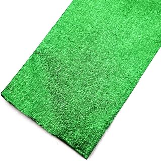 PAPEL PINOCHO STARPLAST - Pack de 6 Papel crepé o pinocho, 50 x 100 cm, para manualidades, decoración o fiestas - Verde metalizado