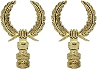 Vista 7 de Royal Designs Laurel - Lámpara de corona de 2.75 pulgadas para pantalla de lámpara, latón pulido