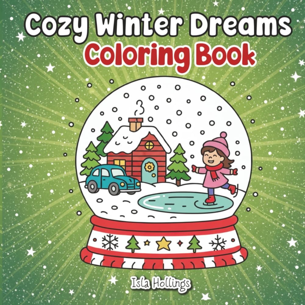 Cozy Winter Dreams: Coloring Book