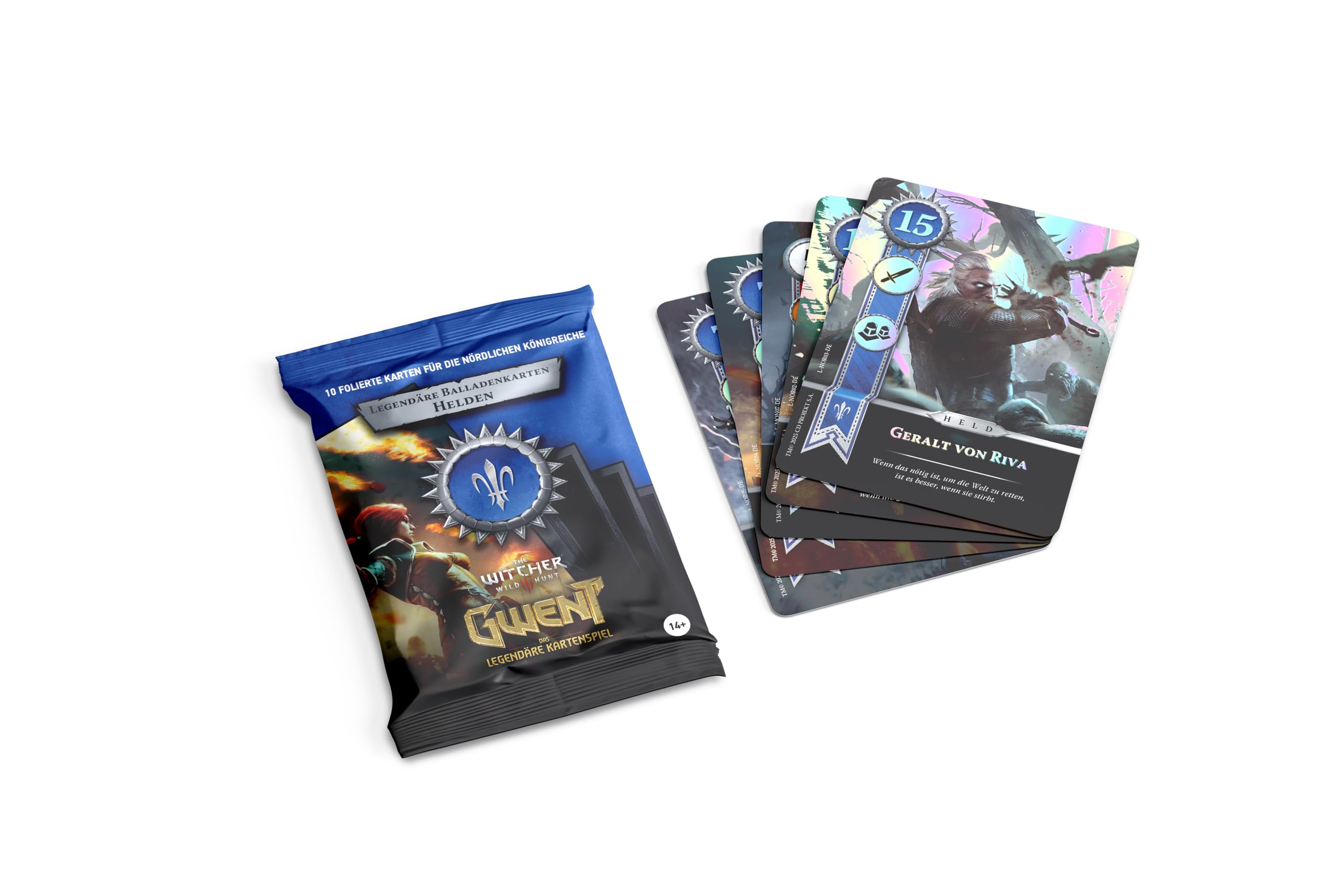 No Loading Games, Gwent Legendary Ballad Cards Heroes - Northern Kingdoms Expansion, Connoisseur Game, 14+ Years, 30 Minutes Playtime, 1-5 Players
