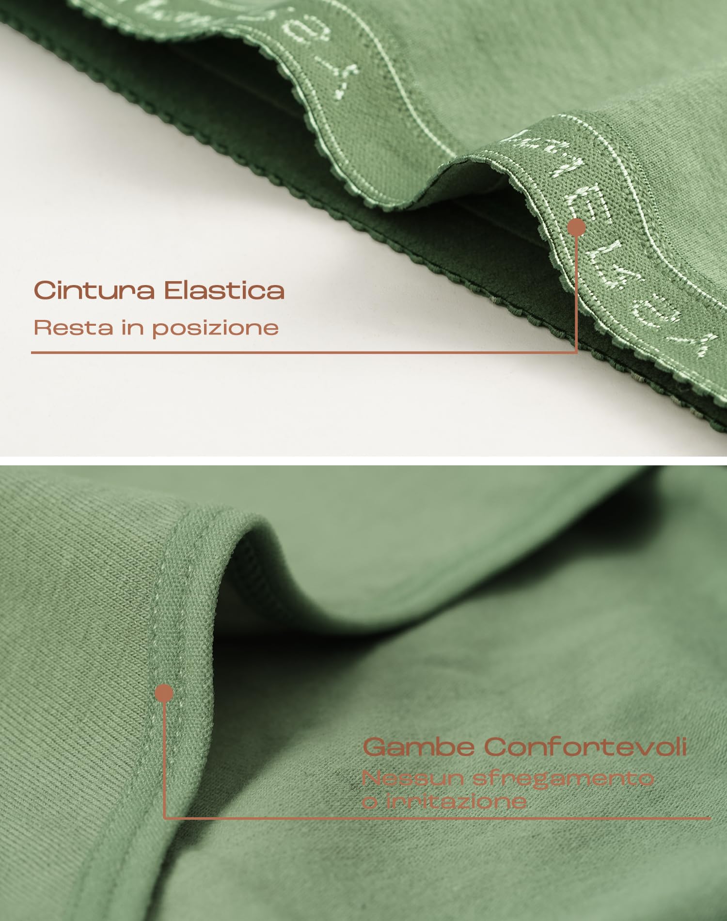 INNERSY Mutande Donna Cotone Taglie Forti Slip Vita Alta Mutandine Culotte 40-62 (M-5XL) Pacco da 5