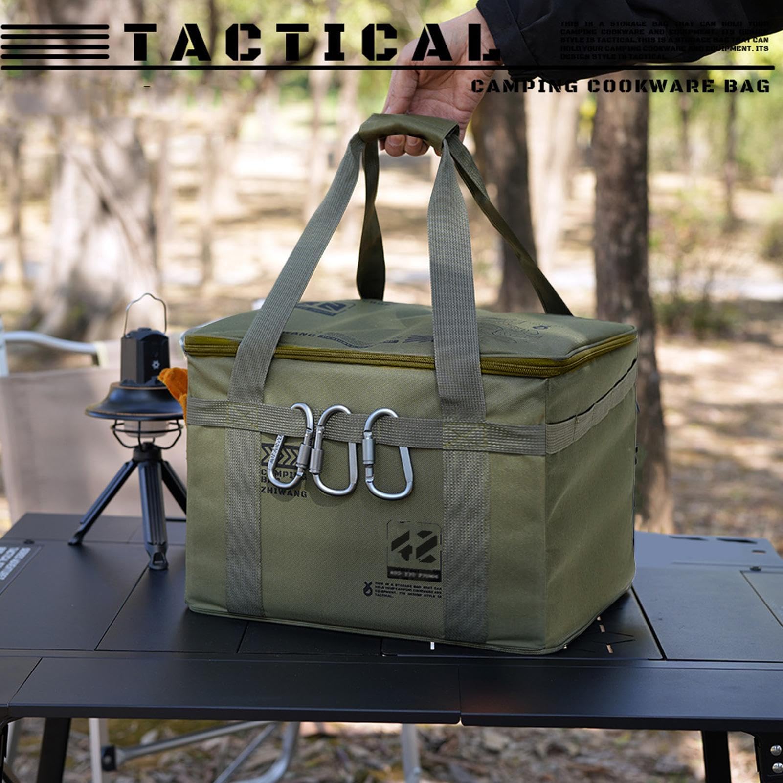 Borse Portaoggetti da Campeggio Contenitore Resistente Con Maniglie Per | Organizer Attrezzatura Camping Per Ogni Esigenza Di Trasloco Viaggio Palestra Spesa E Cucina