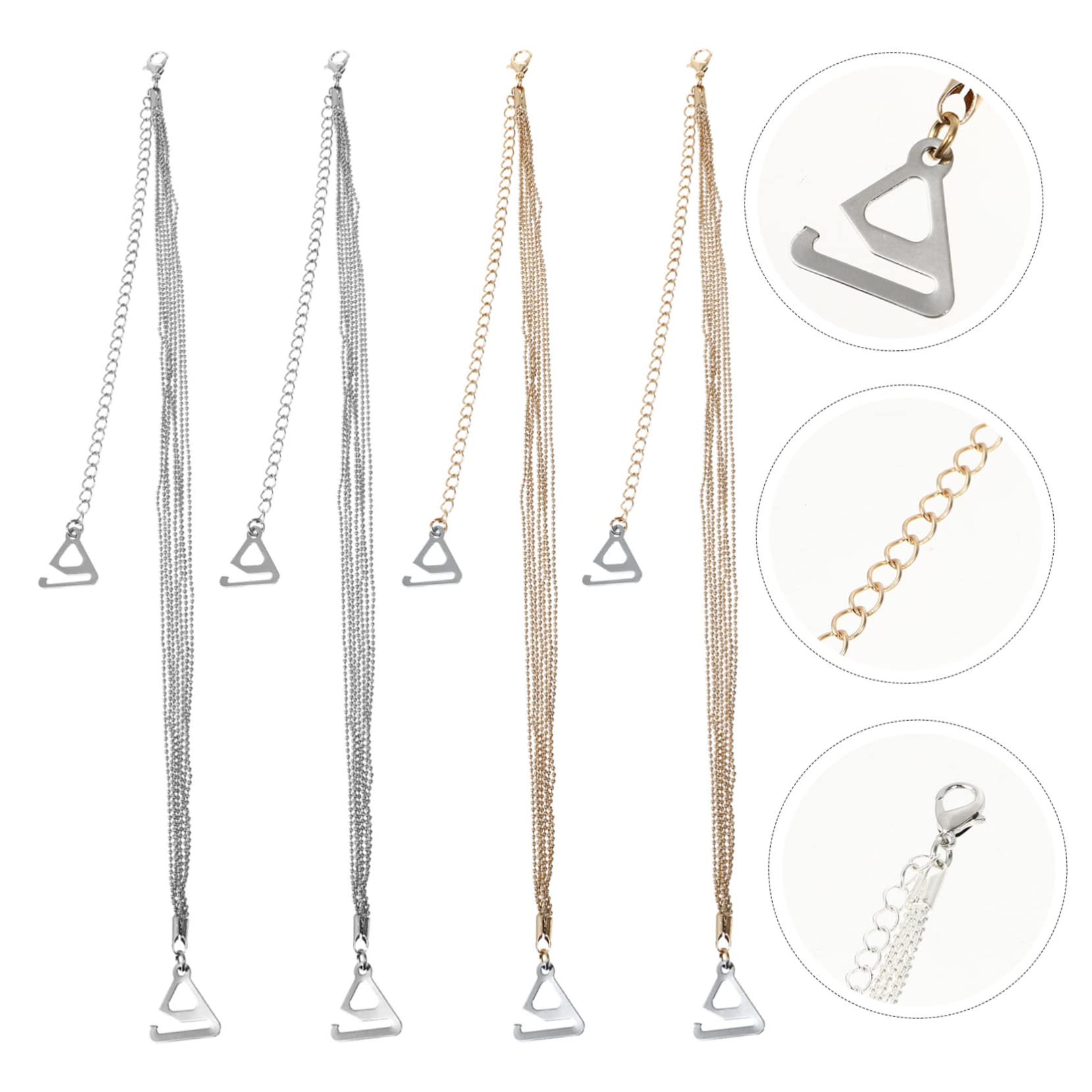 SHERCHPRY 3 Juegos De Tirantes Ajustables Para Sujetador De Mujer Con Diamantes De Imitación (2 Pares X 3)