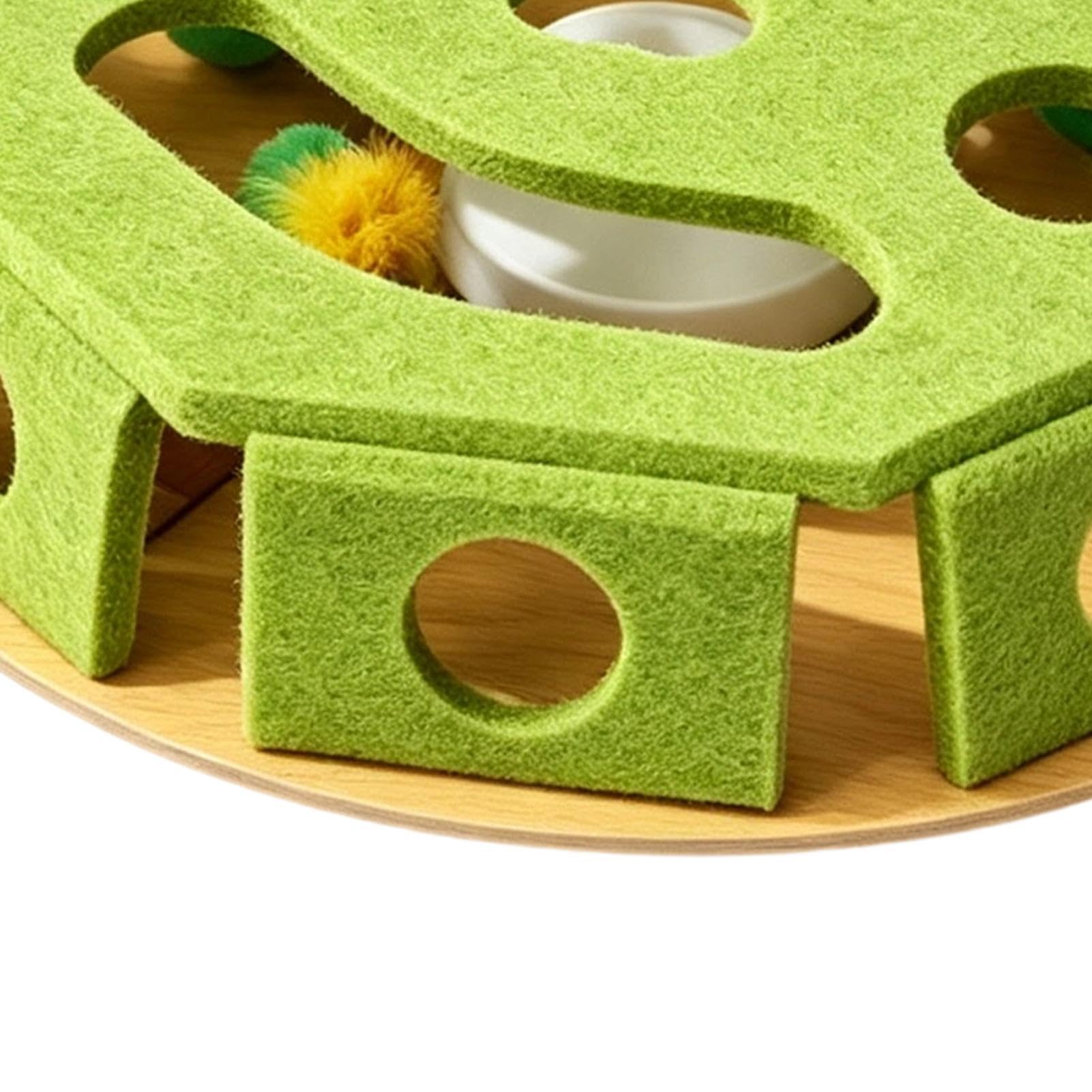 Generico Box für Katzennägel mit Federn und Glöckchen