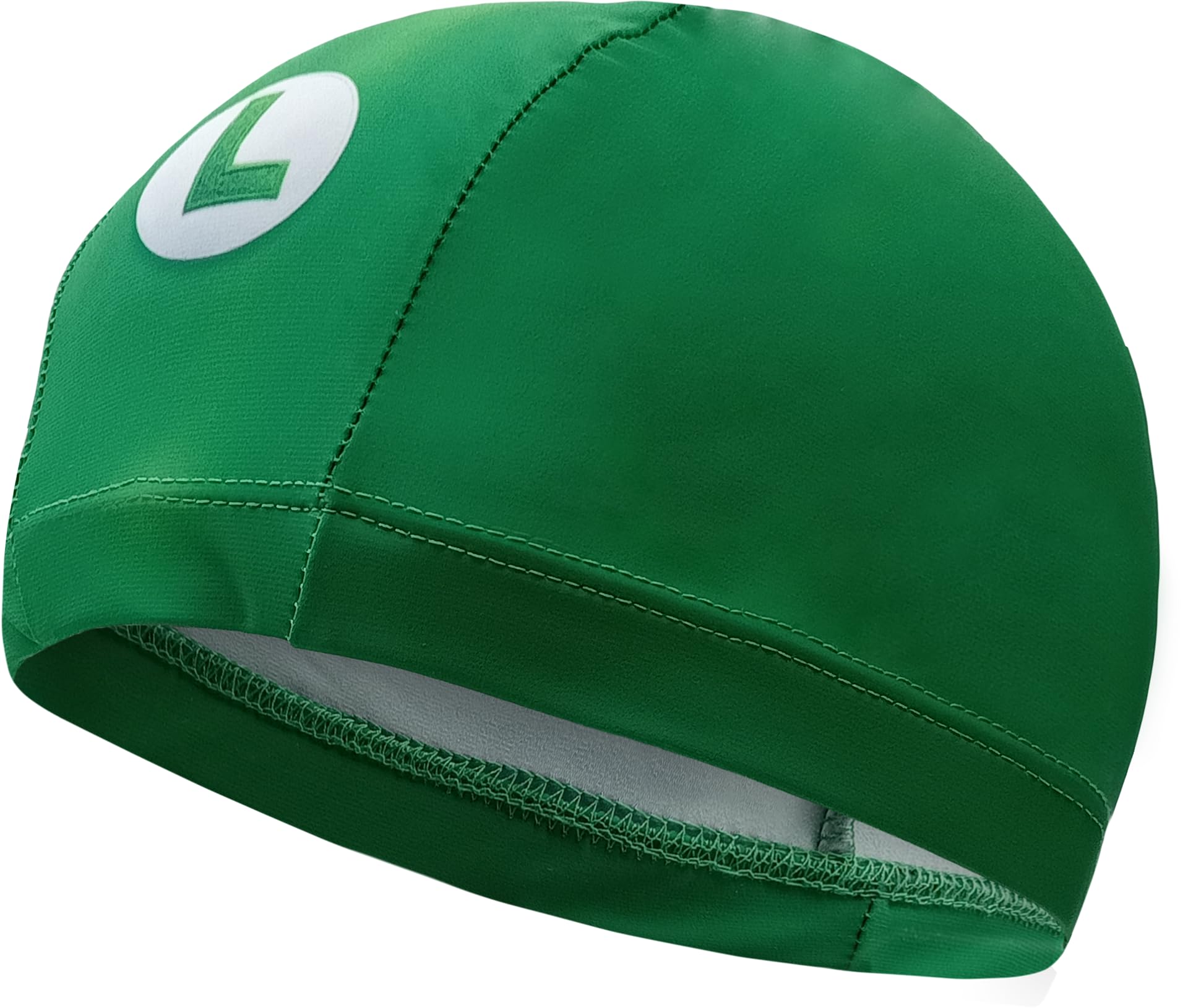 L Bro Fabric Swimming Cap, GREEN, L (for children from 7 years old and adults)