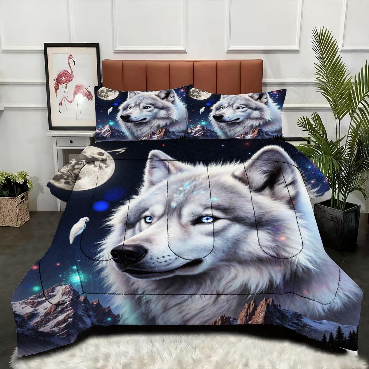 Couette 220x240 loup sans housse pour en finir avec la corvée de lit