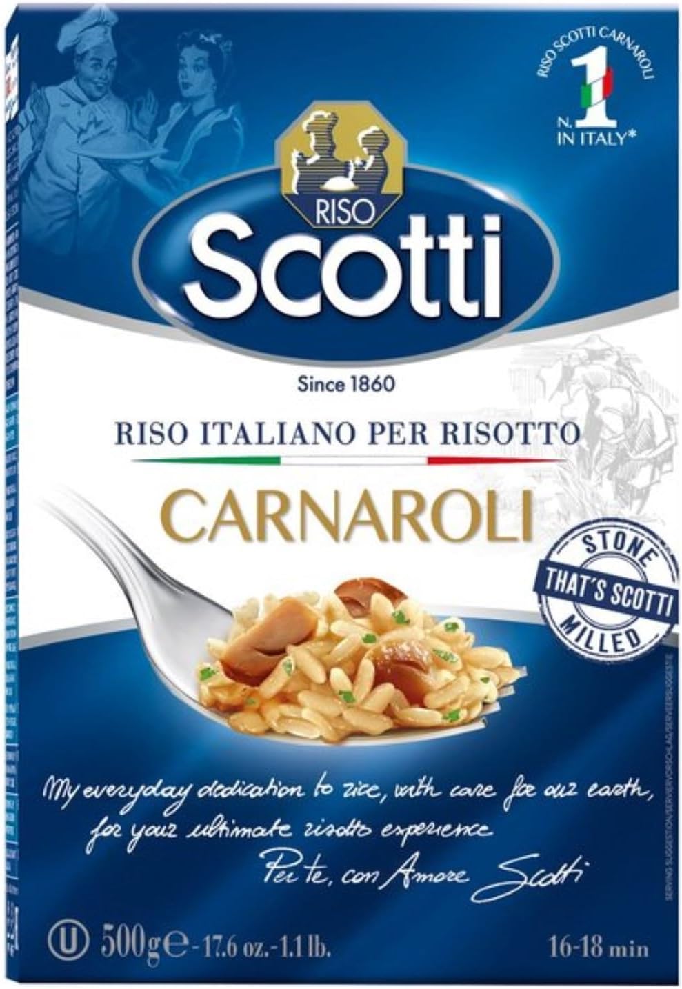 Riso Scotti Rice Carnaroli - 500 gm