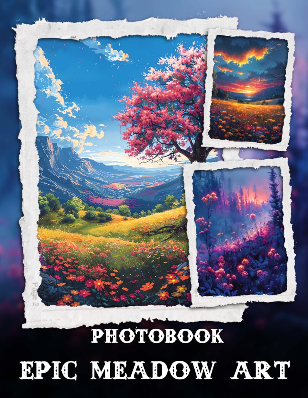 Epic Meadow Art Photo Book: Vibrant Wildflowers And Lush Meadow Paintings Showcased In Stunning Artistic Photography For Nature Lovers' Gallery