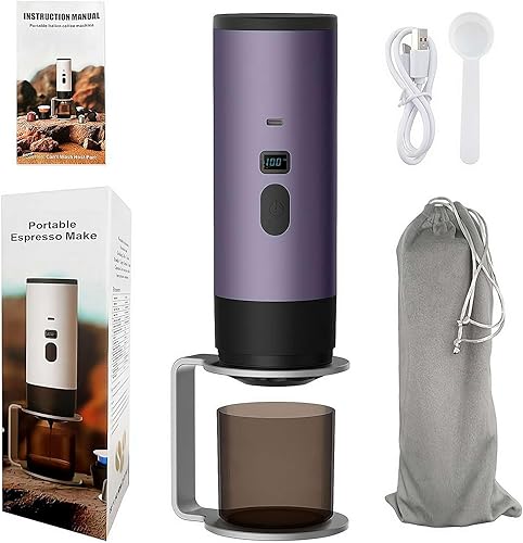 Miniatura 1 de Máquina de café espresso eléctrica portátil 3 en 1, mini máquina de café expreso sobre la marcha, cafetera de viaje, autocalentamiento compatible