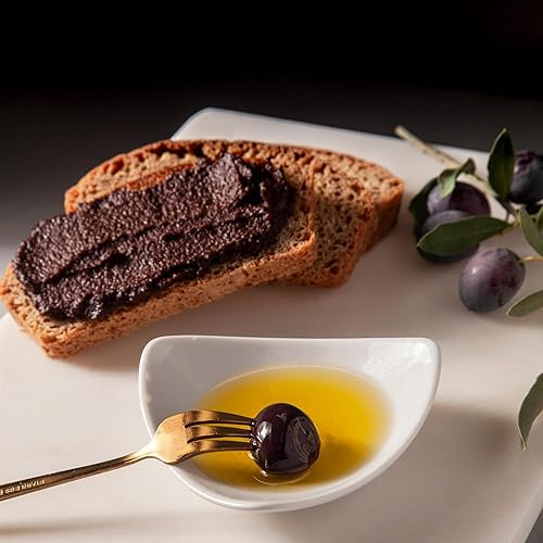 Miniatura 2 de Marmarabirlik Aceitunas negras, salmuera de oliva, aceitunas mediterráneas en escabeche, alimentos naturales y maduros, aperitivos saludables,