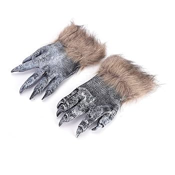 Amazon.co.jp: コスプレ 手袋 ハロウィン 衣装 狼手袋 オオカミ