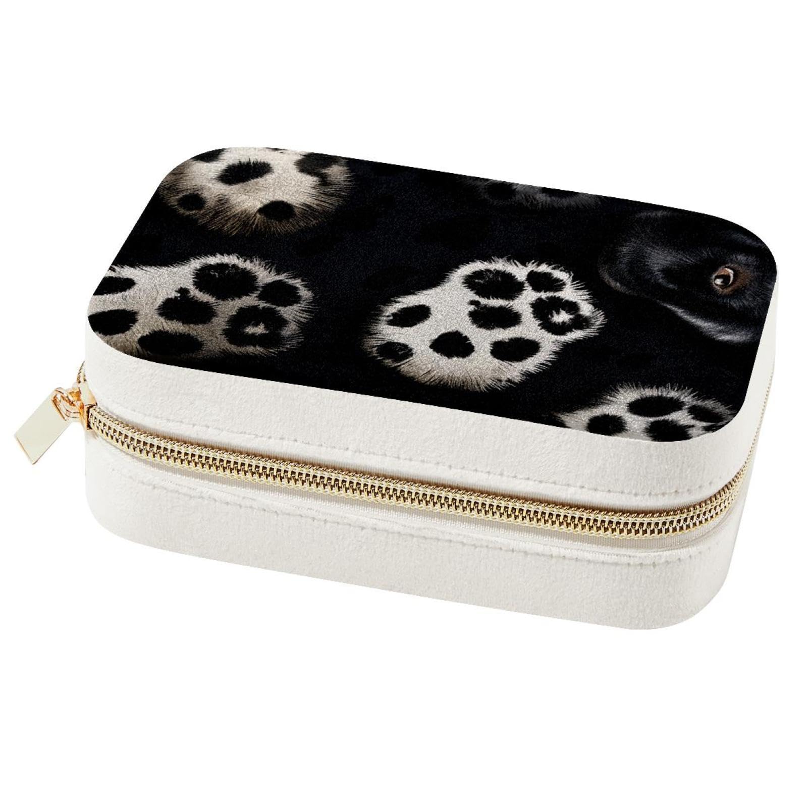 Boîte à bijoux portable anti-nœuds pour bagues et filles