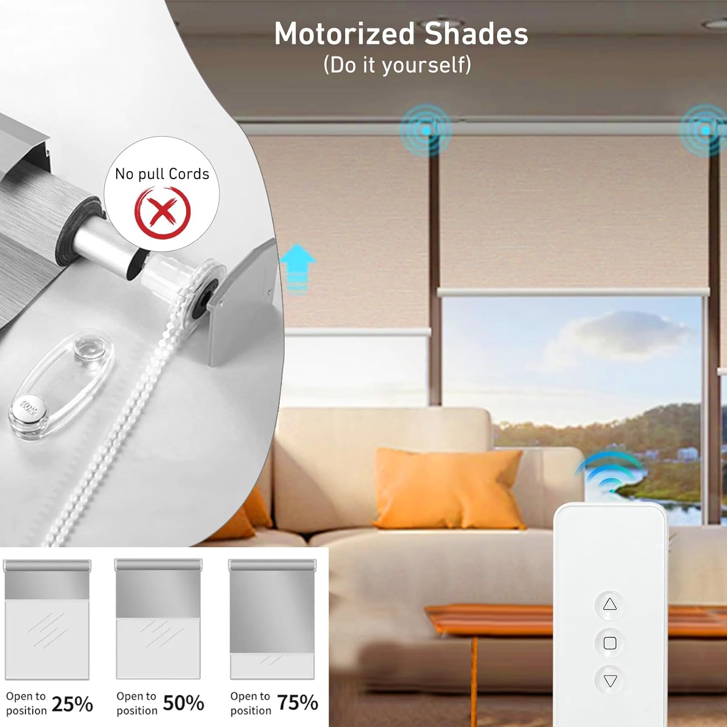 Rollerhouse DC12V EY2512 Shade Motor Electric Blind Motor Remote Control Wired Compatible with 38mm Shade Tube DIY Electric Roller Blinds/Shades 9 71nwNU3In0L. SL1500
