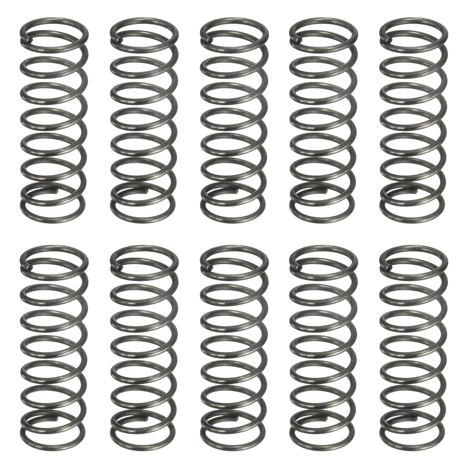 uxcell 20Pcs Compression Spring 12mm OD 1.2mm Wire Size 35mm Free Length