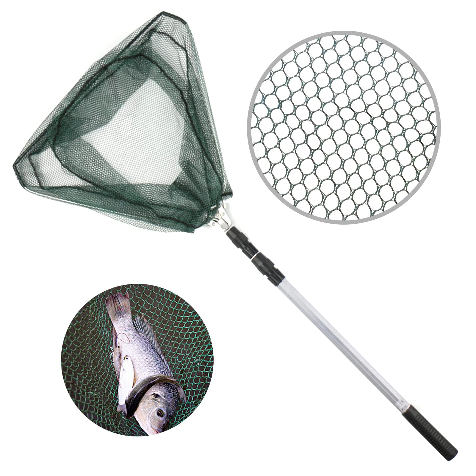 argos fishing landing net Titan sewn 100% latex Fish Catching Pond Fishing Net