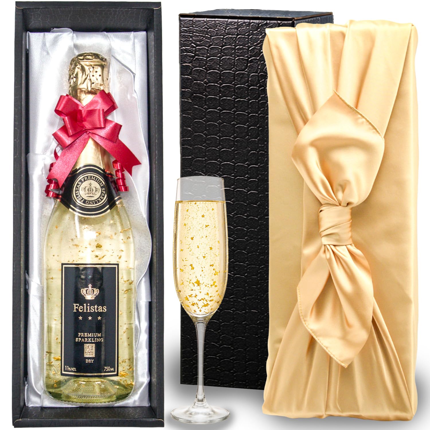 Amazon.co.jp: フェリスタス 白 750ml ギフト 金箔入り スパークリング
