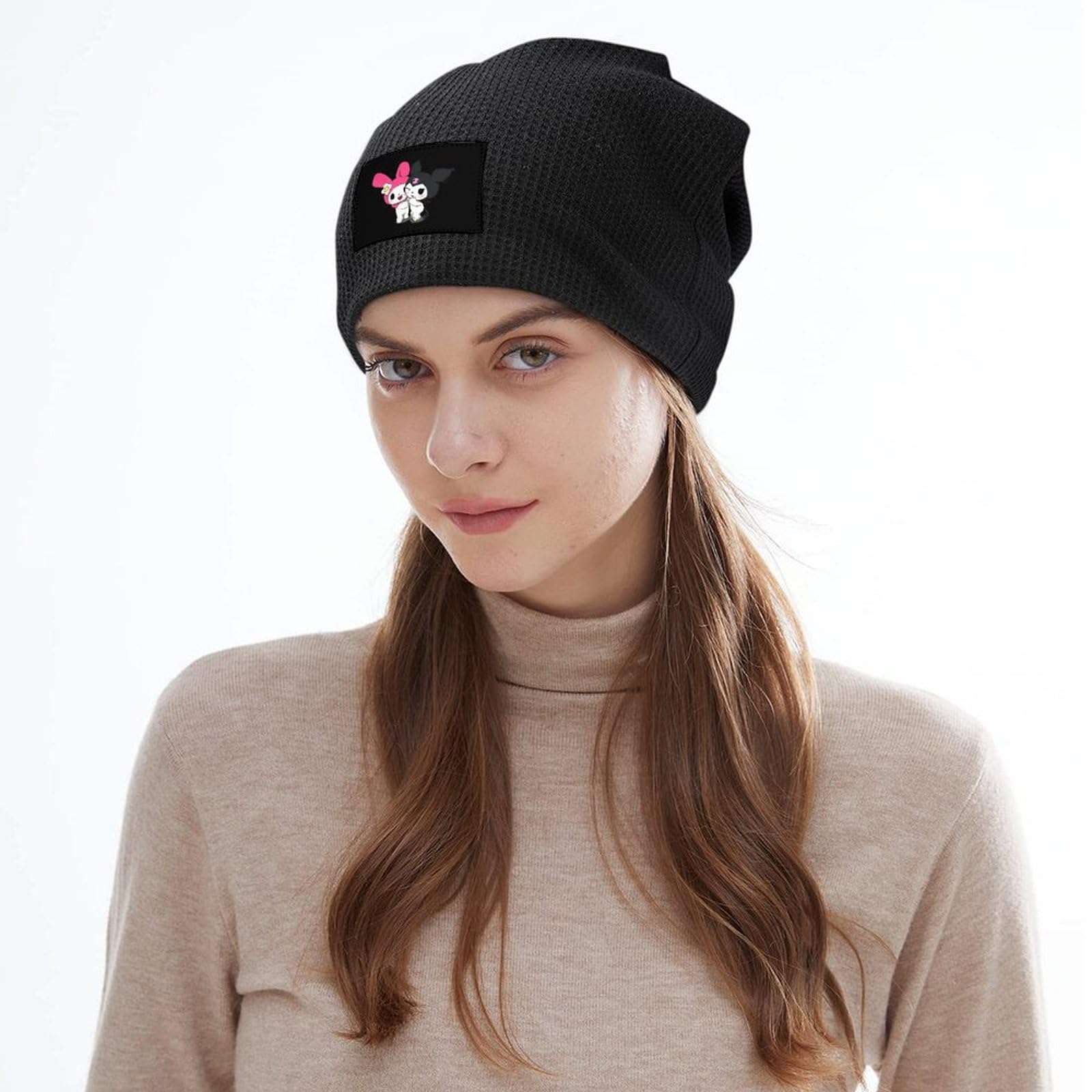 Amazon.co.jp: クロミ ちゃん ニット帽 キャップ 帽子 ローキャップ 秋