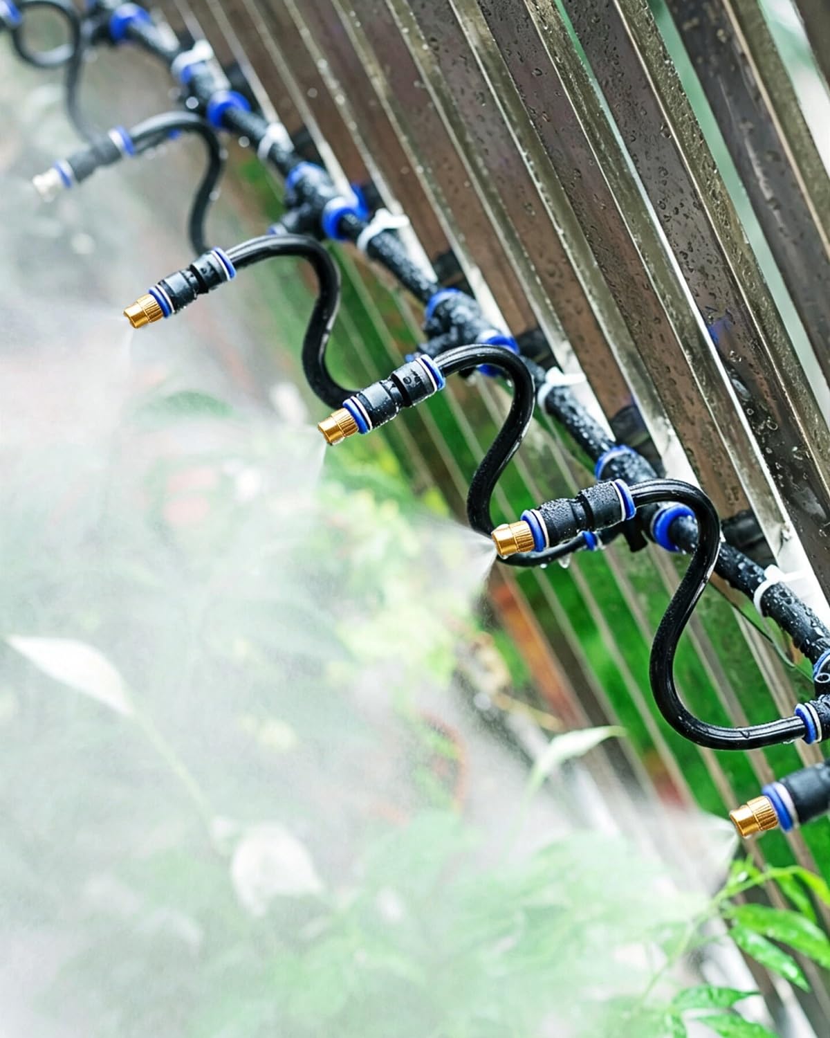 Irrigazione a Goccia Kit di Irrigazione Orientabile, Nebulizzatore Rinfrescante Regolabile | Irrigatori per Esterni, Dispositivi di Nebulizzazione per L'irrigazione, Nebulizzazione per Il Raffreddamento del Besti