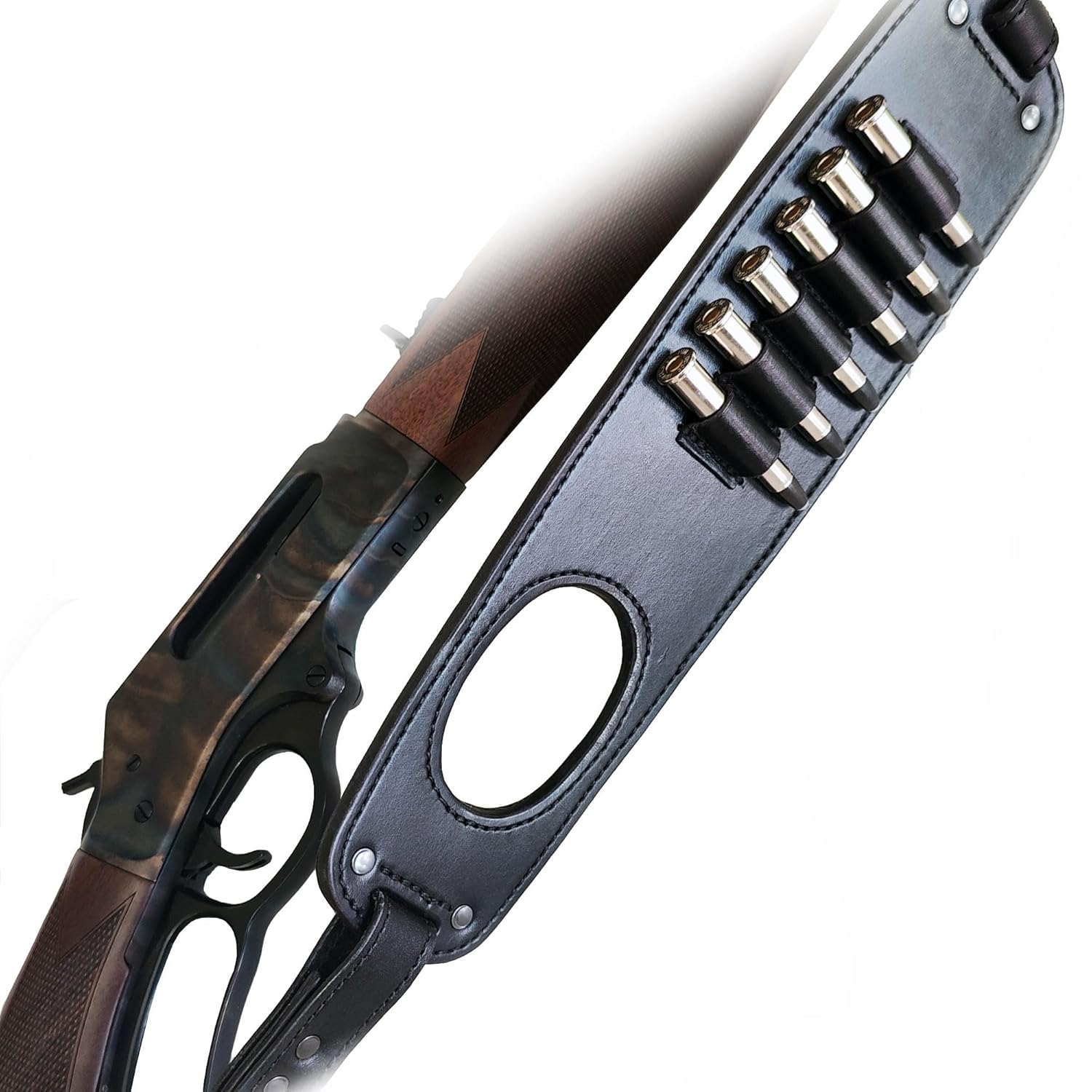 Padded Rifle Sling with Ammo Loops for Rifles and Shotguns