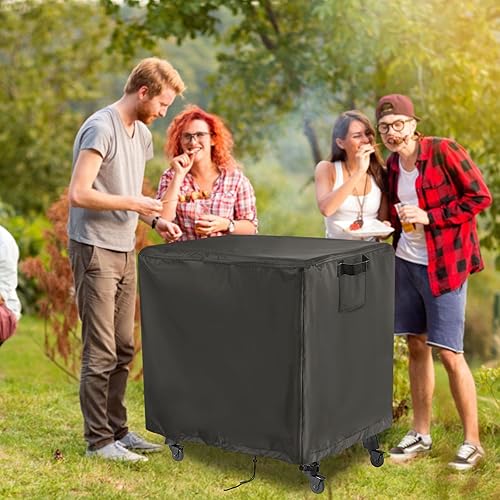 Miniatura 2 de Cubierta para parrilla Traeger Flatrock, cubierta de parrilla resistente al agua, color negro