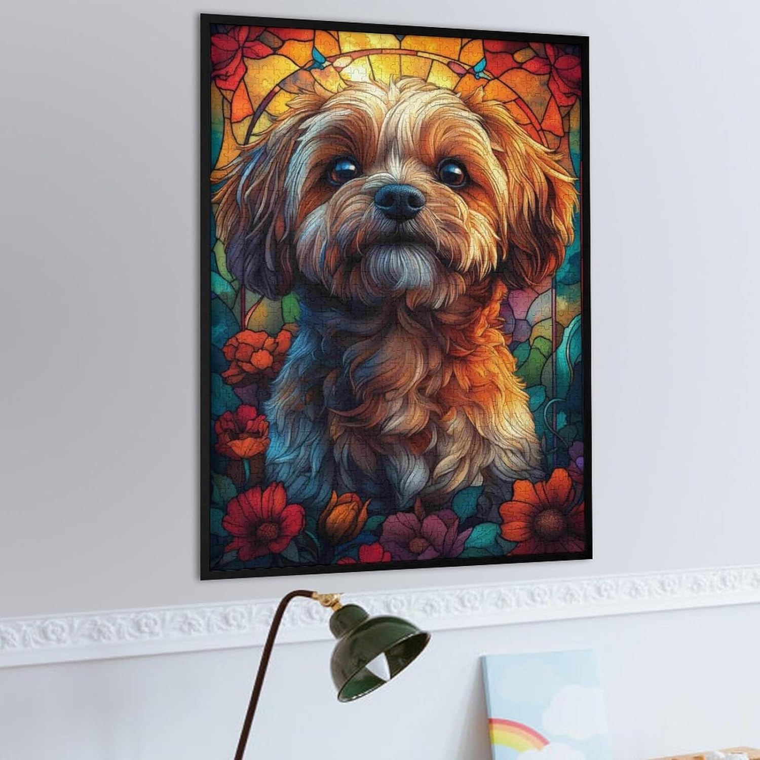 1000 Piece Wood Jigsaw Puzzles for Adults Shih Tzu Dogs Wood Puzzles for Adults Games Family Education Toys Gifts