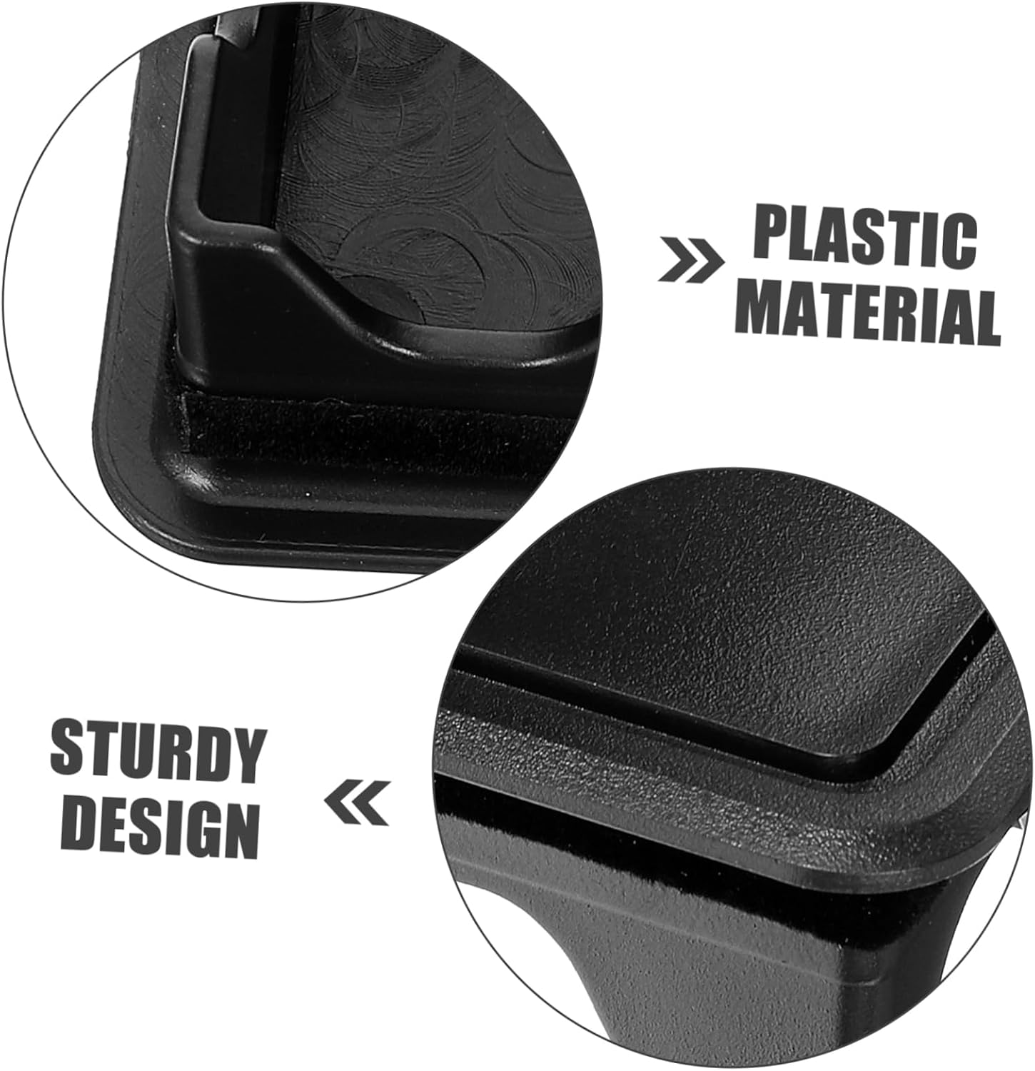 1Pair RAM Stake Pocket Covers Durable Replacement Caps for Truck Bed Rail Easy Installation Compatible with RAM Protects Against Wear