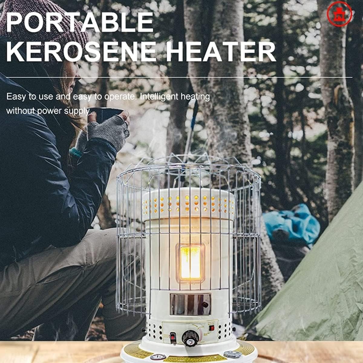 review JNOIHF Kerosene Stove Heater, Indoor Kerosene Heater, Suitable for Indoor and Outdoor Kerosene Space Heaters, Tilt Protection, Kerosene Stoves Cooker Burner for Winter Outdoor Camping